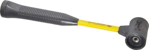 NUPLA - 1 Lb Head 1-1/2" Face Composite Nonmarring Hammer without Faces - Fiberglass Handle - Makers Industrial Supply