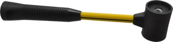 NUPLA - 1-1/2 Lb Head 2" Face Composite Nonmarring Hammer without Faces - Fiberglass Handle - Makers Industrial Supply