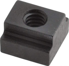 Gibraltar - 1/4-20 Blind Tapped T Slot Nut - 3/8" Slot Width, 9/16 x 15/64" Base Width x Height, 9/16 x 3/8" OAL x Height - Makers Industrial Supply