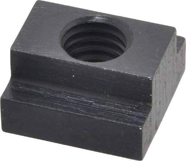 Gibraltar - 7/16-14 Blind Tapped T Slot Nut - 1/2" Slot Width, 7/8 x 9/32" Base Width x Height, 7/8 x 1/2" OAL x Height - Makers Industrial Supply