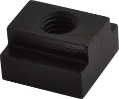 Gibraltar - 1/2-13 Tapped Through T Slot Nut - 3/4" Slot Width, 1-1/4 x 15/32" Base Width x Height, 1-1/4 x 3/4" OAL x Height - Makers Industrial Supply