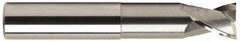 OSG - 1/2", 2 Flute, Single End, Solid Carbide, 0.03" Corner Radius End Mill - 4" OAL, 30° Helix, Right Hand Flute, 1/2" LOC, Right Hand Cut, 2-1/8" Extended Reach - Makers Industrial Supply