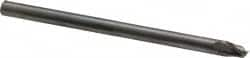 OSG - 1/4", 1/4" LOC, 1/4" Shank Diam, 4" OAL, 2 Flute, Solid Carbide Square End Mill - Makers Industrial Supply