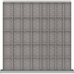 LISTA - 40-Compartment Drawer Divider Layout for 3.15" High Drawers - Makers Industrial Supply