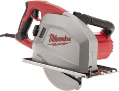 Milwaukee Tool - 13 Amps, 8" Blade Diam, 3,700 RPM, Electric Circular Saw - 120 Volts, 1.75 hp, 15' Cord Length, 5/8" Arbor Hole, Right Blade - Makers Industrial Supply