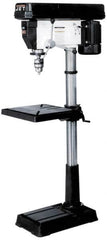 Jet - 20" Swing, Step Pulley Drill Press - 12 Speed, 1-1/2 hp, Single Phase - Makers Industrial Supply