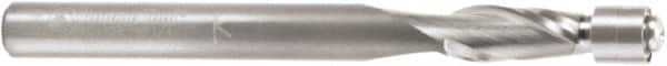 Amana Tool - 1/4" Cut Diam, 1/2" Length of Cut, 2 Flute Flush Trim Edge Profile Router Bit - Solid Carbide, 1/4" Shank Diam, 1-1/2" Shank Length, 2-3/4" OAL, Uncoated - Makers Industrial Supply