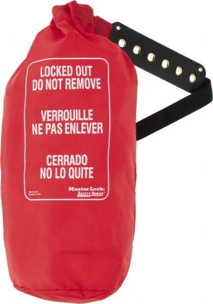 Master Lock - Lockout Cinch Bags, Wheel Locks & Lockable Covers Device Type: Lockout Cinch Bag Language: English/Spanish - Makers Industrial Supply