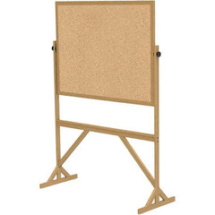 Ghent - Cork Bulletin Boards Style: Reversible Bulletin Board Color: Natural Cork - Makers Industrial Supply