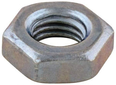 Value Collection - 1/4-20 UNC Steel Right Hand Machine Screw Hex Nut - 7/16" Across Flats, 7/32" High, Zinc-Plated Finish - Makers Industrial Supply