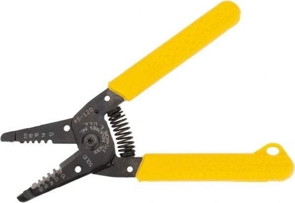 Ideal - 18 to 10 AWG Wire Stripper - 6 Inch Overall Length, 18 AWG Min, Plastic Cushion Handle - Makers Industrial Supply