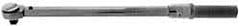 Apex - 1/4" Drive, 30 to 150 In/Lb, Click Type Torque Wrench - 1 Ft/Lb Graduation, 9-1/2" OAL - Makers Industrial Supply