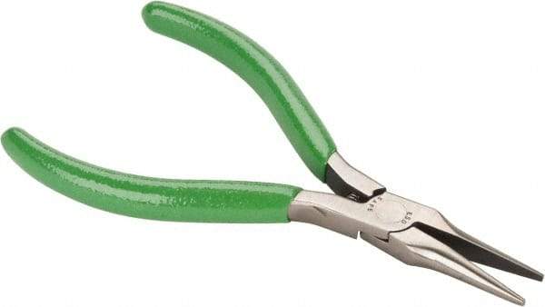 Xcelite - 1-3/16" Jaw Length x 7/16" Jaw Width, Long Needle Nose Comfort Grip Pliers - Serrated Jaw, Bi-Material Cushion Handle - Makers Industrial Supply