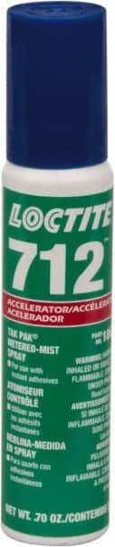 Loctite - 7 Fluid Ounce, Clear Adhesive Accelerator - For Use with Instant Adhesive - Makers Industrial Supply