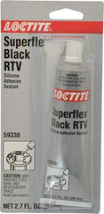 Loctite - 80 mL Tube Black RTV Silicone Joint Sealant - 30 min Tack Free Dry Time, 24 hr Full Cure Time, Series 193 - Makers Industrial Supply