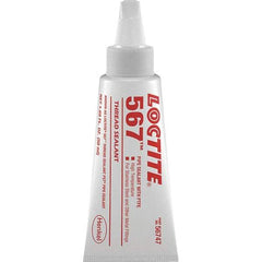 Loctite - 50 mL Tube White Pipe Sealant - 450°F Max Working Temp, High Performance Sealant for Metal Fittings - Makers Industrial Supply