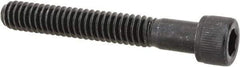 Value Collection - 1/4-20 UNC Hex Socket Drive, Socket Cap Screw - Alloy Steel, Black Oxide Finish, Partially Threaded, 1-3/4" Length Under Head - Makers Industrial Supply