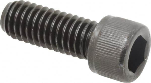 Value Collection - 3/8-16 UNC Hex Socket Drive, Socket Cap Screw - Alloy Steel, Black Oxide Finish, Fully Threaded, 1" Length Under Head - Makers Industrial Supply