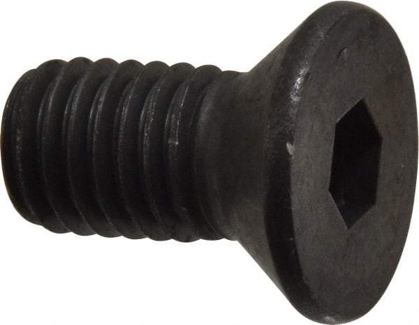 Value Collection - 1/2-13 UNC Hex Socket Drive, Flat Screw - Alloy Steel, Black Oxide Finish, Fully Threaded, 1" OAL - Makers Industrial Supply