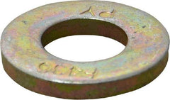 Value Collection - 1/2" Screw, Grade 8 Alloy Steel SAE Flat Washer - 17/32" ID x 1-1/16" OD, 3/32" Thick - Makers Industrial Supply