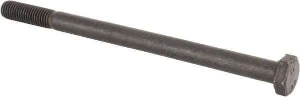 Value Collection - M12x1.75mm Metric Coarse, 180mm Length Under Head Hex Head Cap Screw - Partially Threaded, Grade 8.8 Steel, Uncoated, 19mm Hex - Makers Industrial Supply