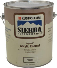 Rust-Oleum - 1 Gal Black Gloss Finish Acrylic Enamel Paint - Interior/Exterior, <0 gL VOC Compliance - Makers Industrial Supply