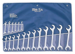 Martin Tools - 18 Piece, 3/8 to 1-1/2" Hydraulic Wrench Set - Makers Industrial Supply