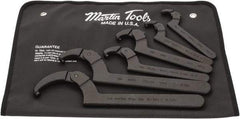 Martin Tools - 3/4" to 6-1/4" Capacity, Pin Spanner Wrench Set - Adjustable - Makers Industrial Supply