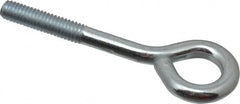 Gibraltar - 5/16-18, Zinc-Plated Finish, Steel Wire Turned Open Eye Bolt - 1-1/4" Thread Length, 5/8" ID x 1-1/4" OD, 2-1/2" Shank Length - Makers Industrial Supply