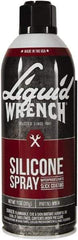 Liquid Wrench - 15 oz Aerosol Silicone Lubricant - Clear Yellow - Makers Industrial Supply