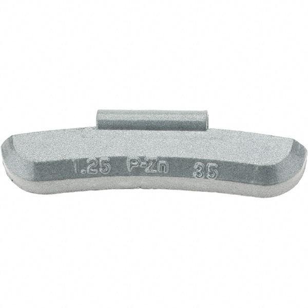 Perfect Equipment - 1.25 oz P Wheel Weight - Zinc, For Use with Automotive & Light Trucks - Makers Industrial Supply