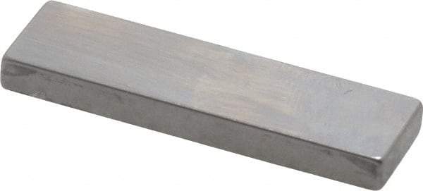 Mitutoyo - 0.116" Rectangular Steel Gage Block - Accuracy Grade 0, Includes Certificate of Inspection - Makers Industrial Supply