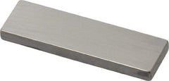 Mitutoyo - 0.1007" Rectangular Steel Gage Block - Accuracy Grade AS-1, Includes Certificate of Inspection - Makers Industrial Supply