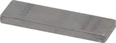 Mitutoyo - 0.1008" Rectangular Steel Gage Block - Accuracy Grade AS-1, Includes Certificate of Inspection - Makers Industrial Supply