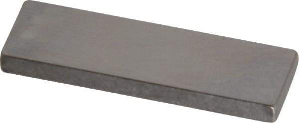 Mitutoyo - 0.105" Rectangular Steel Gage Block - Accuracy Grade AS-1, Includes Certificate of Inspection - Makers Industrial Supply