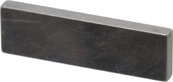 Mitutoyo - 0.112" Rectangular Steel Gage Block - Accuracy Grade AS-1, Includes Certificate of Inspection - Makers Industrial Supply