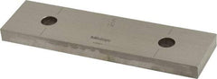 Mitutoyo - 5" Rectangular Steel Gage Block - Accuracy Grade AS-1, Includes Certificate of Inspection - Makers Industrial Supply