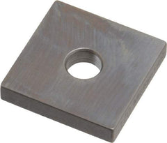 Mitutoyo - 0.17" Square Steel Gage Block - Accuracy Grade 0, Includes Certificate of Inspection - Makers Industrial Supply