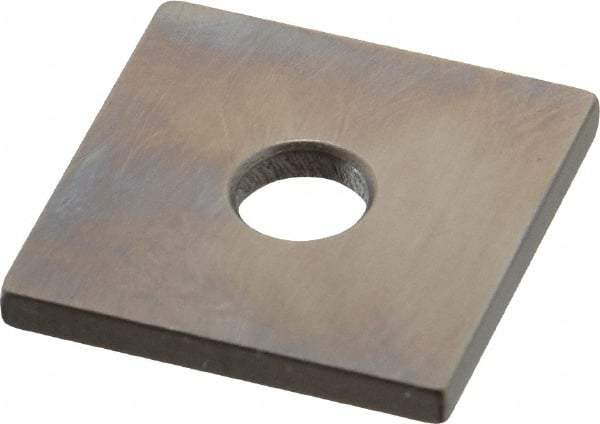 Mitutoyo - 0.103" Square Steel Gage Block - Accuracy Grade 0, Includes Certificate of Inspection - Makers Industrial Supply