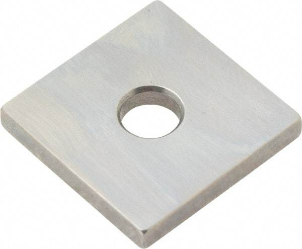 Mitutoyo - 0.134" Square Steel Gage Block - Accuracy Grade 0, Includes Certificate of Inspection - Makers Industrial Supply