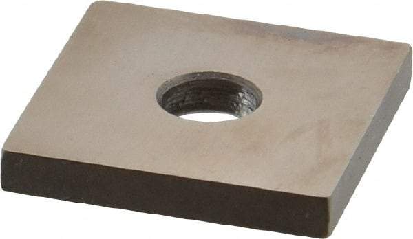 Mitutoyo - 0.136" Square Steel Gage Block - Accuracy Grade 0, Includes Certificate of Inspection - Makers Industrial Supply