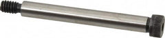 Made in USA - 5/16" Shoulder Diam x 2-1/2" Shoulder Length, 1/4-20 UNC, Hex Socket Shoulder Screw - 4037 Alloy Steel, Uncoated, 7/32" Head Height x 7/16" Head Diam - Makers Industrial Supply