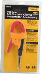 Fluke - Black/Red/Yellow Electrical Test Equipment Clamp - Use with 1577 Insulation Multimeters, Fluke 1587 - Makers Industrial Supply