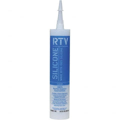 White Lightning - 10 oz Tube Clear RTV Silicone Sealant - 5 to 7 Days Full Cure Time - Makers Industrial Supply