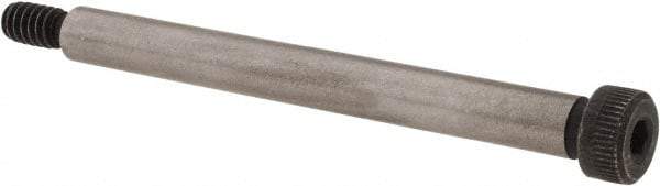 Value Collection - 1/4" Shoulder Diam x 2-1/2" Shoulder Length, #10-24 UNC, Hex Socket Shoulder Screw - 4140 Alloy Steel, Uncoated, 3/16" Head Height x 3/8" Head Diam - Makers Industrial Supply