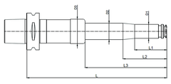 C6 x ER32 x 230 XL CAPTO Collet Holder - Makers Industrial Supply