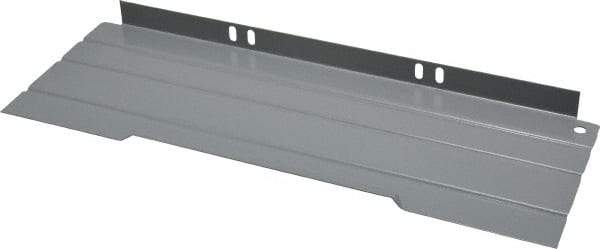 Vidmar - Tool Box Steel Drawer Divider - 12-1/4" Wide x 12-5/8" Deep x 4-1/2" High, Gray, For Vidmar Cabinets - Makers Industrial Supply