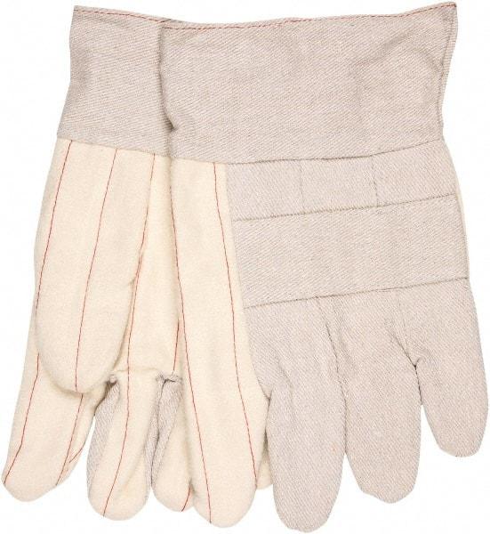 MCR Safety - Size Universal Unlined Cotton Hot Mill Glove - Natural, Pair - Makers Industrial Supply