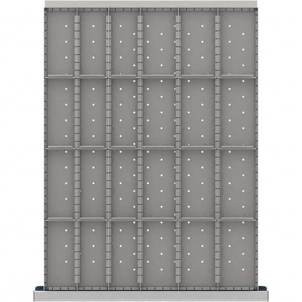 LISTA - 24-Compartment Drawer Divider Layout for 3.15" High Drawers - Makers Industrial Supply