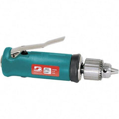 Dynabrade - 1/4" Keyed Chuck - Inline Handle, 20,000 RPM, 0.5 hp, 90 psi - Makers Industrial Supply